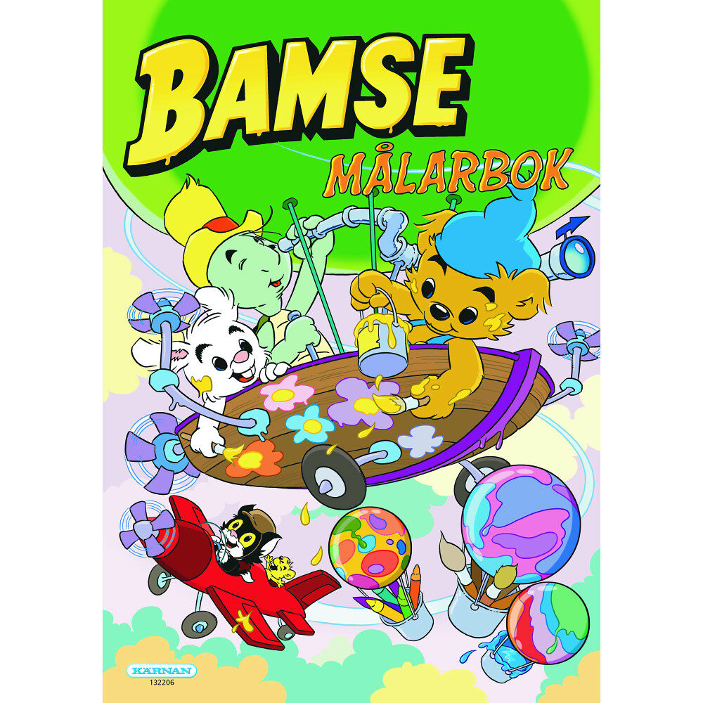 Egmont Publishing AB Bamse Målarbok (häftad)