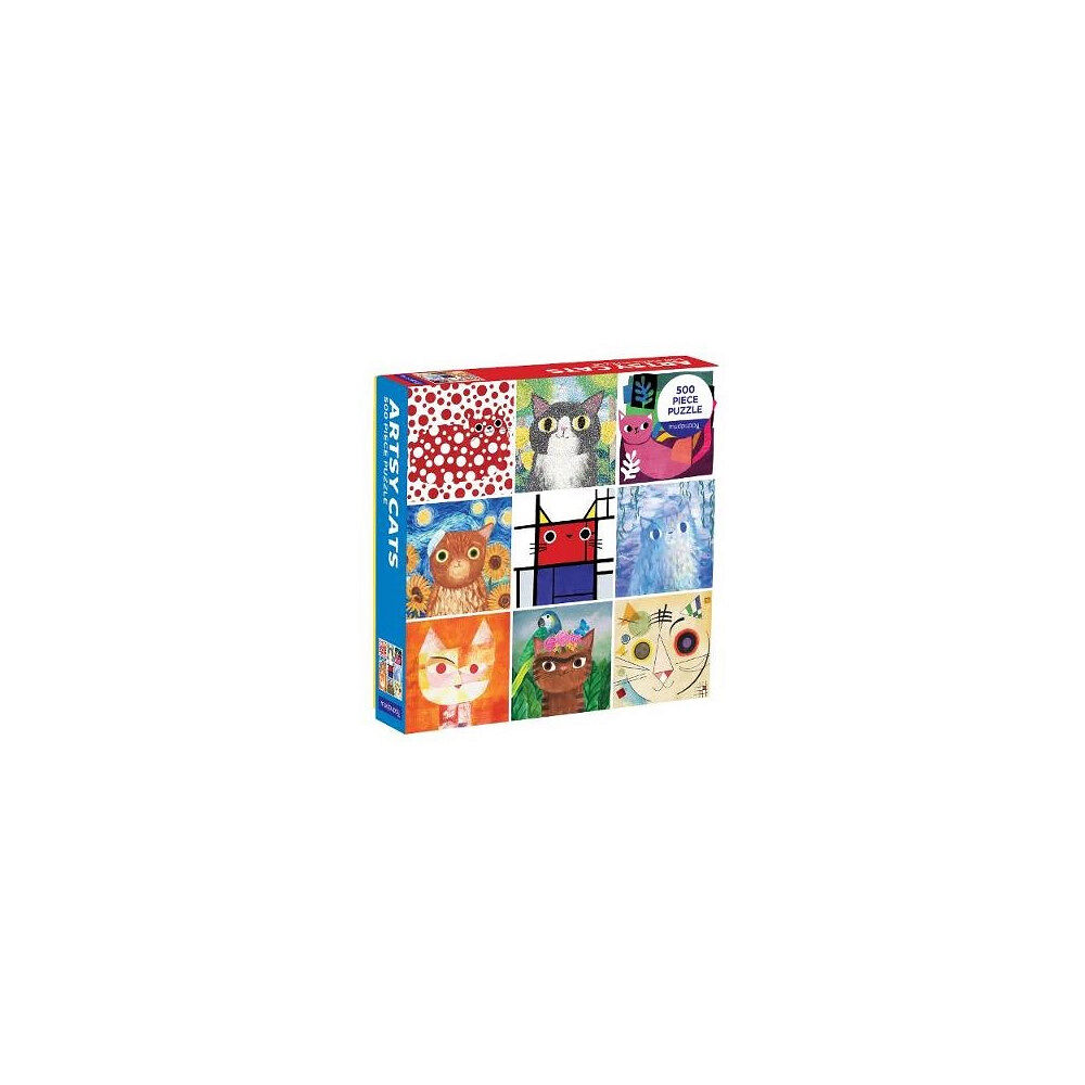 MacMillan Ltd NON Books Artsy Cats 500 Piece Family Puzzle (bok, eng)