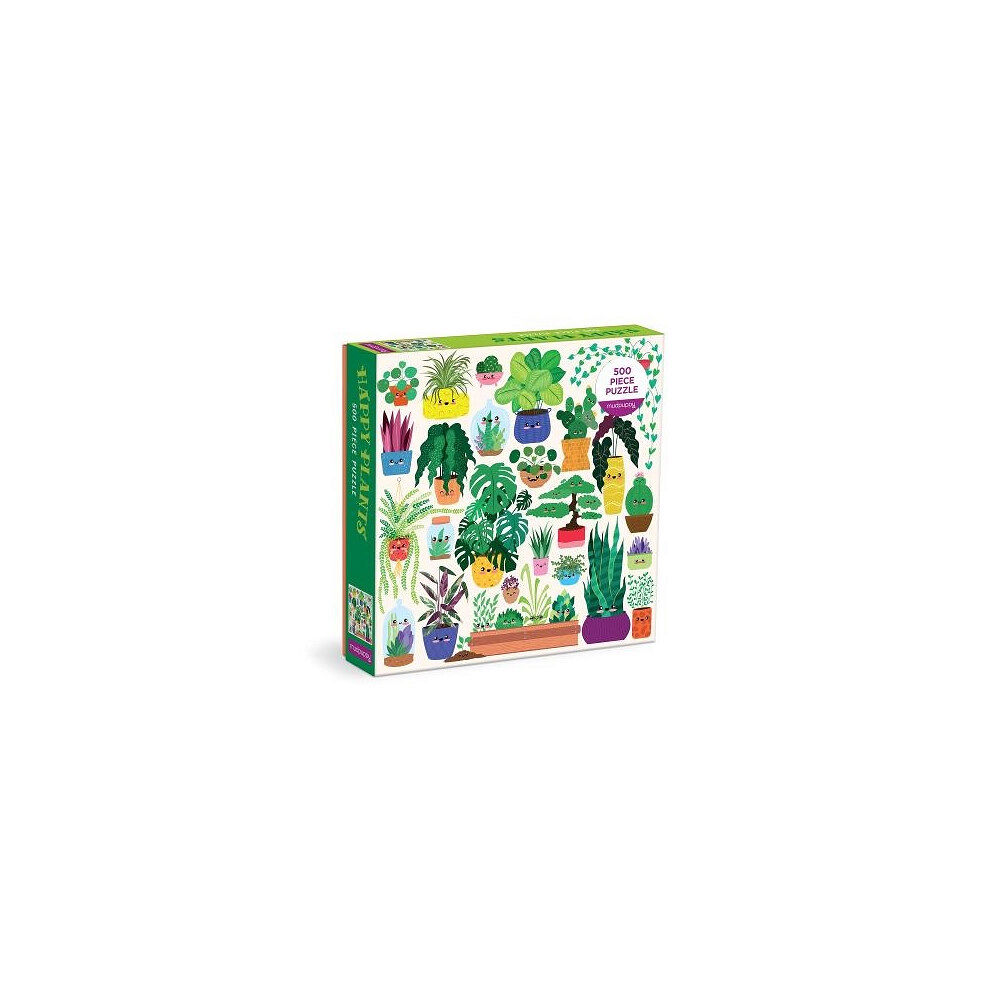 MacMillan Ltd NON Books Happy Plants 500 Piece Family Puzzle (bok, eng)