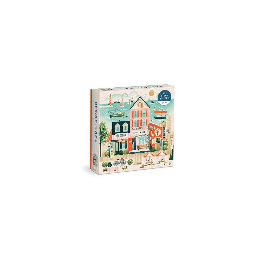 Galison Beside the Sea 500 Piece Puzzle (bok, eng)