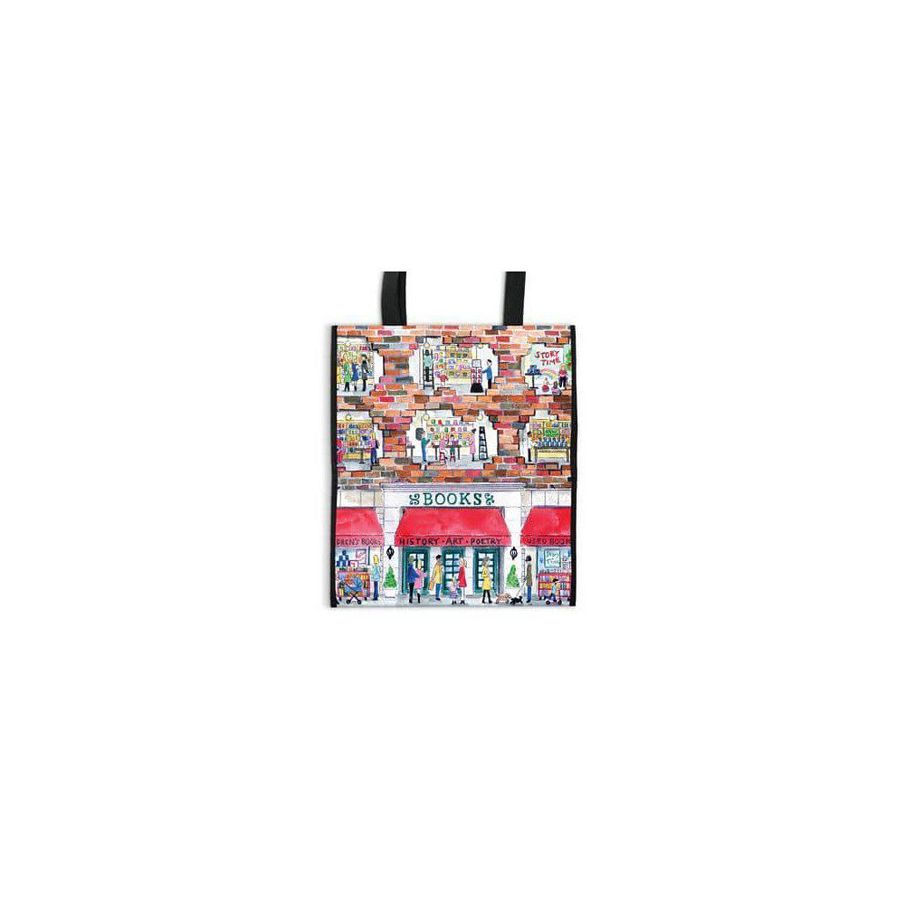 Galison Michael Storrings a Day at the Bookstore Reusable Tote (bok, eng)