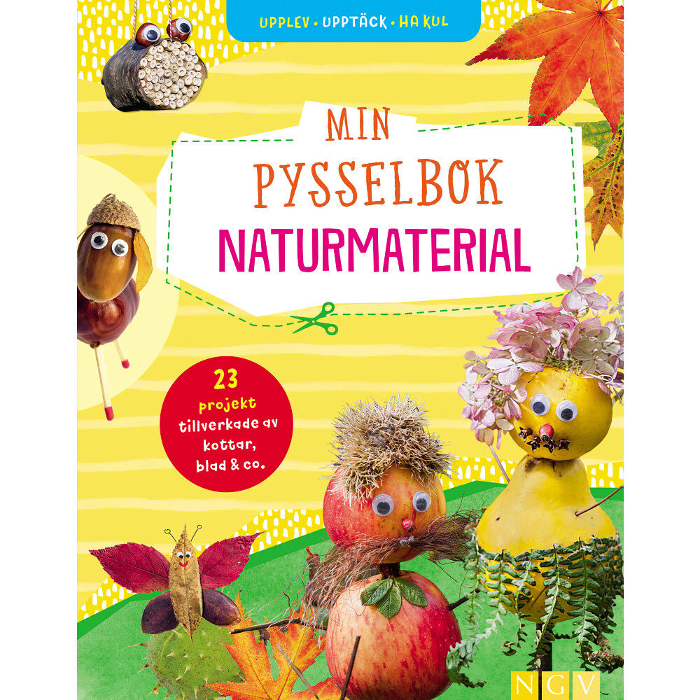 Stevali Min pysselbok naturmaterial (inbunden)