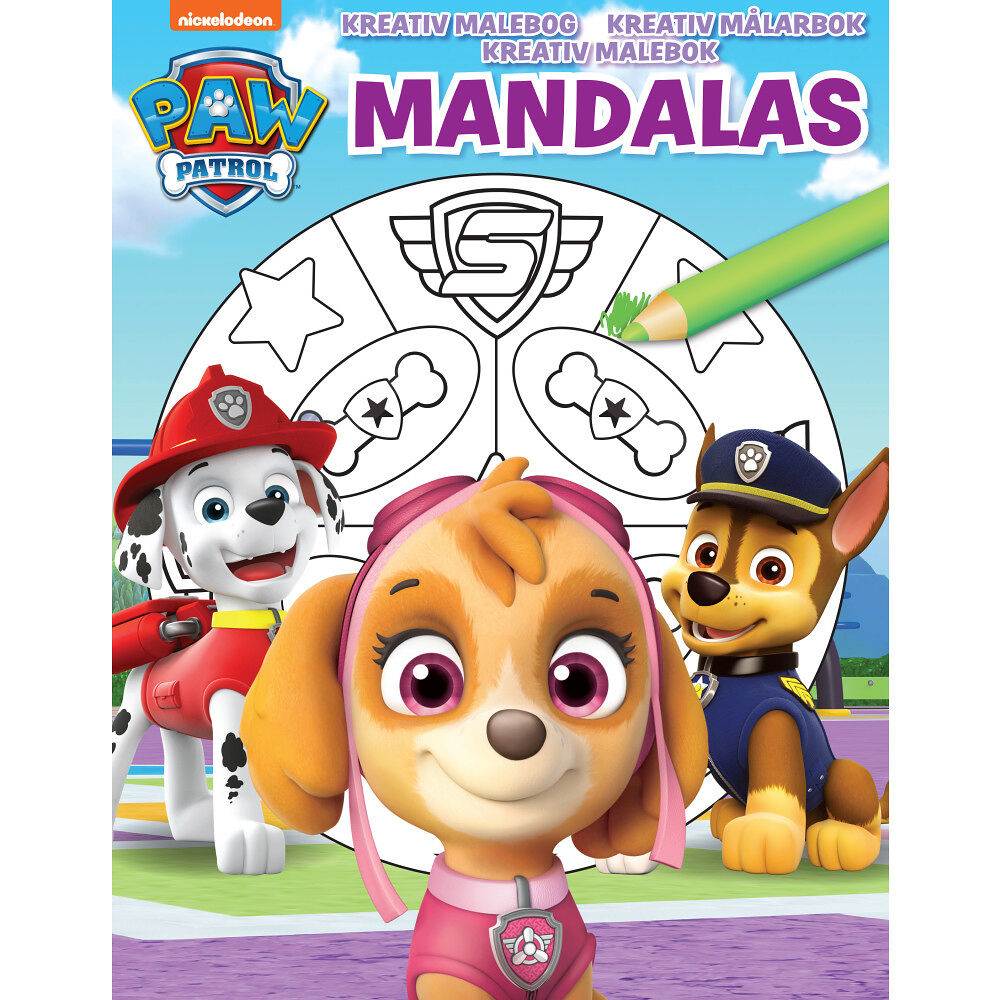 Karrusel Forlag Cargo Int Aps Nickelodeon Mandalas Paw Patrol (inbunden)