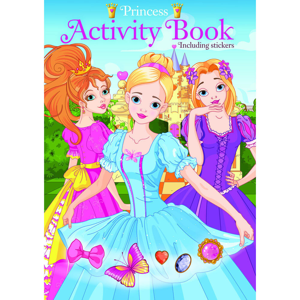 Karrusel Forlag Cargo Int Aps Princess Activity book inkl stickers (häftad, eng)