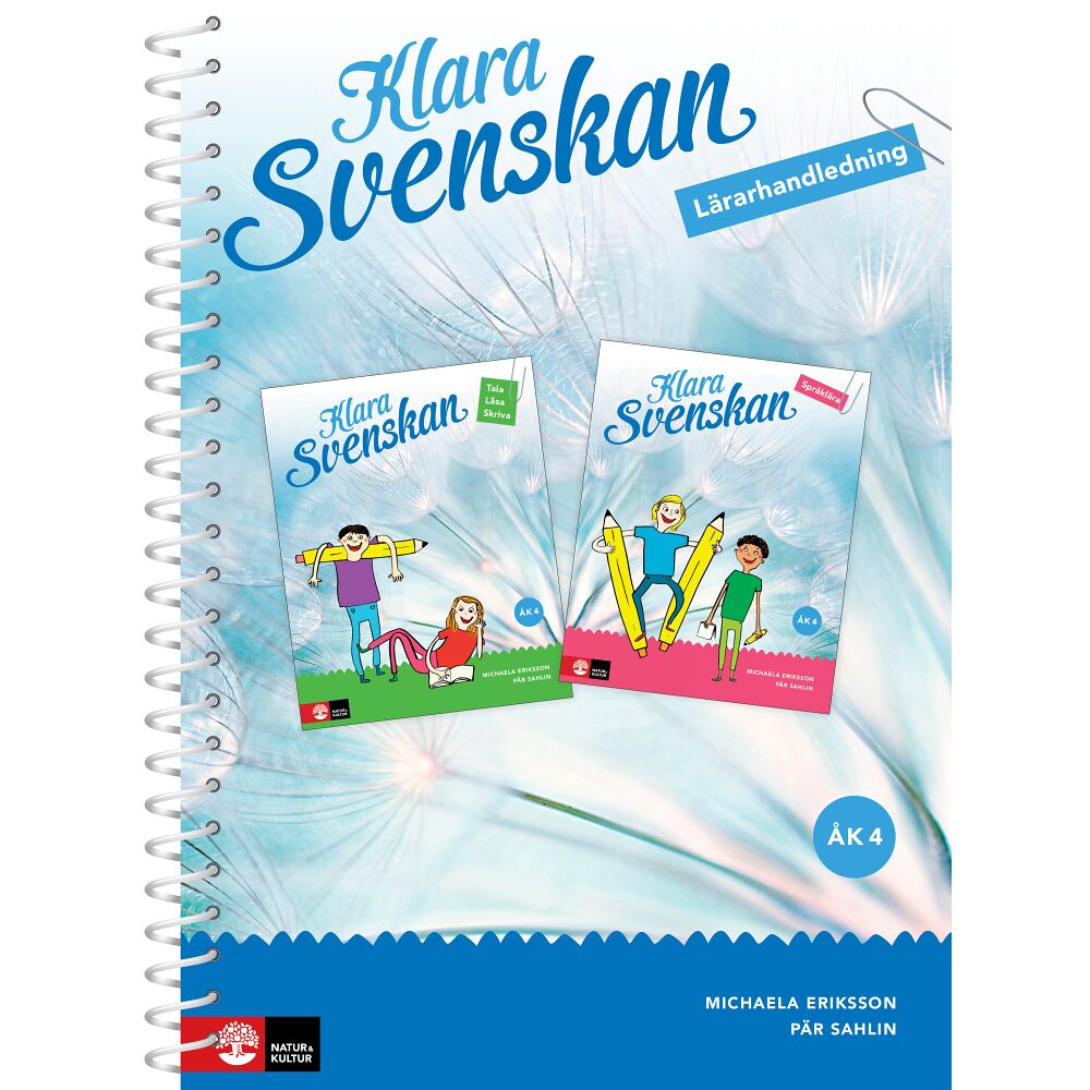 Michaela Eriksson Klara svenskan åk 4 Lärarhandledning med lärarwebb (bok)
