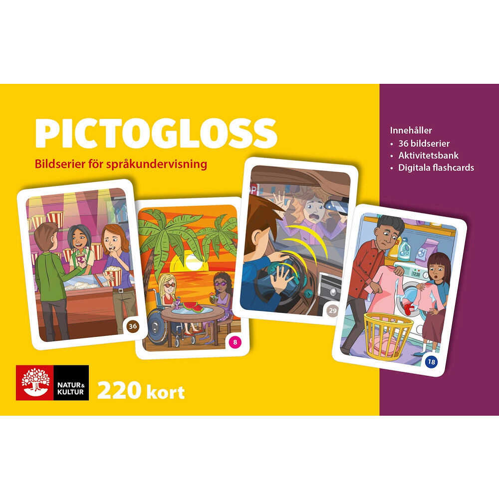 Cornelia Johansson Pictogloss Bildserier för språkundervisning (bok)