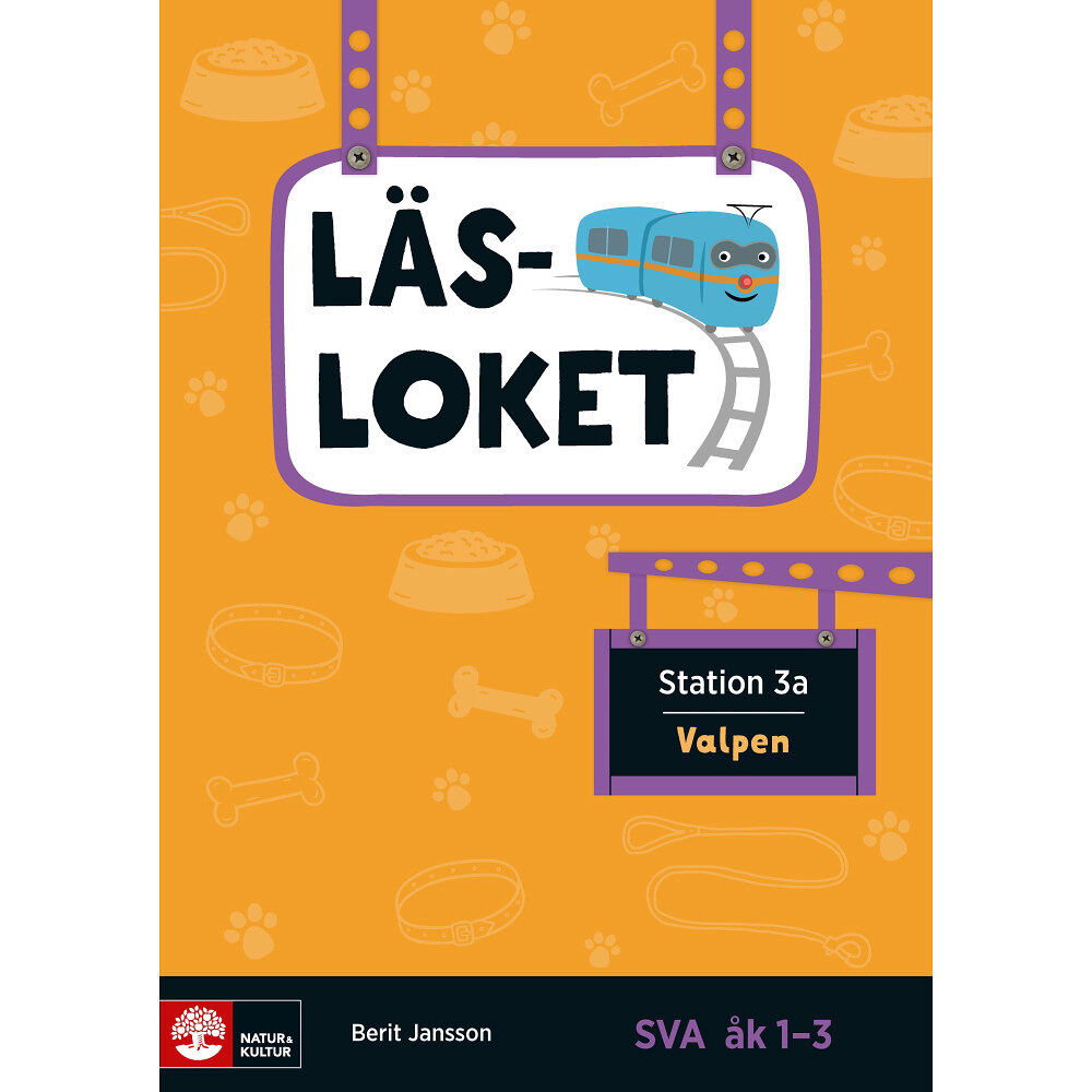 Berit Jansson Läsloket åk 1-3 Station 3a Valpen (häftad)