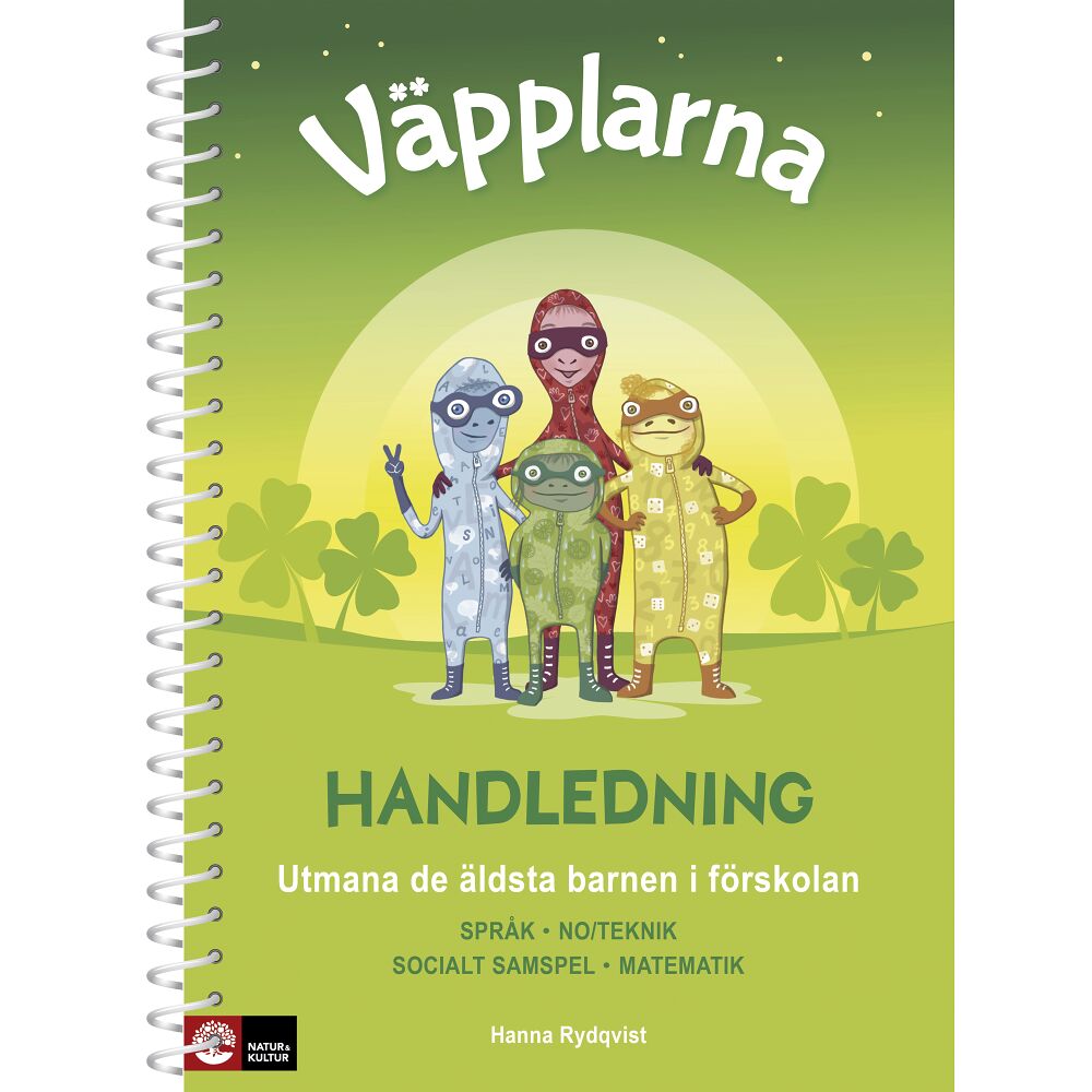 Hanna Rydqvist Väpplarna Handledning med lärarwebb : utmana de äldsta barnen i förskolan (bok, spiral)