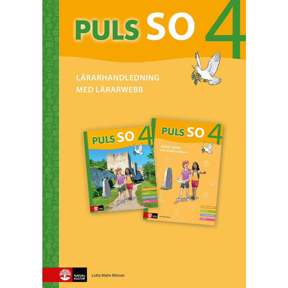 Lotta Malm Nilsson PULS SO åk 4 Lärarhandledning med lärarwebb (bok, spiral)