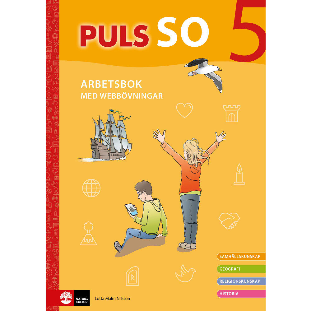 Lotta Malm Nilsson PULS SO åk 5 Arbetsbok med elevwebb (häftad)