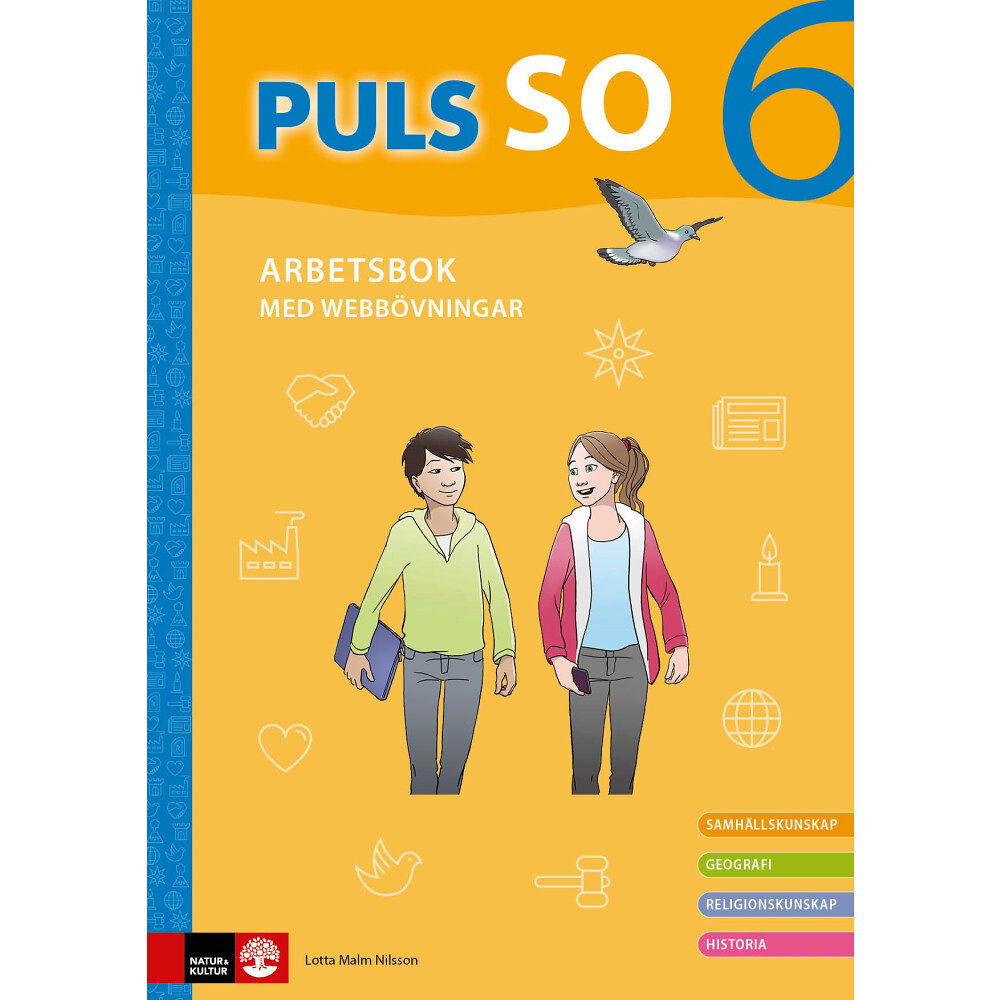 Lotta Malm Nilsson PULS SO åk 6 Arbetsbok med elevwebb (häftad)