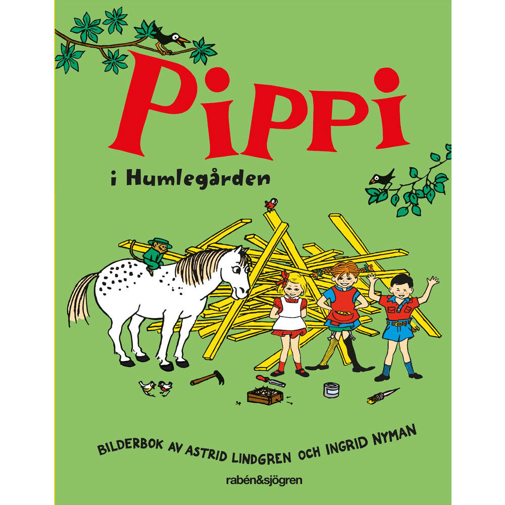 Astrid Lindgren Pippi i Humlegården (inbunden)