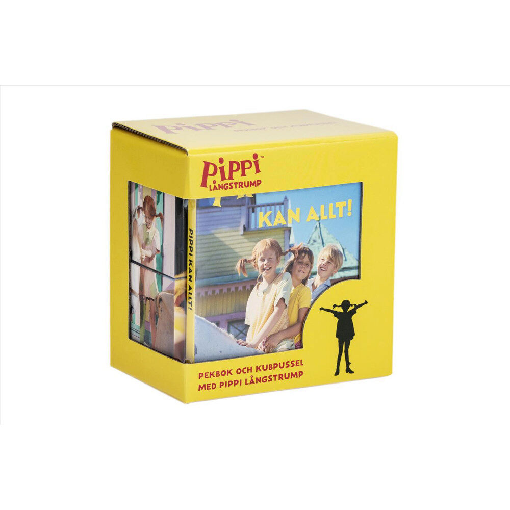 Astrid Lindgren Pippi kan allt : pekbok och kubpussel (bok, board book)