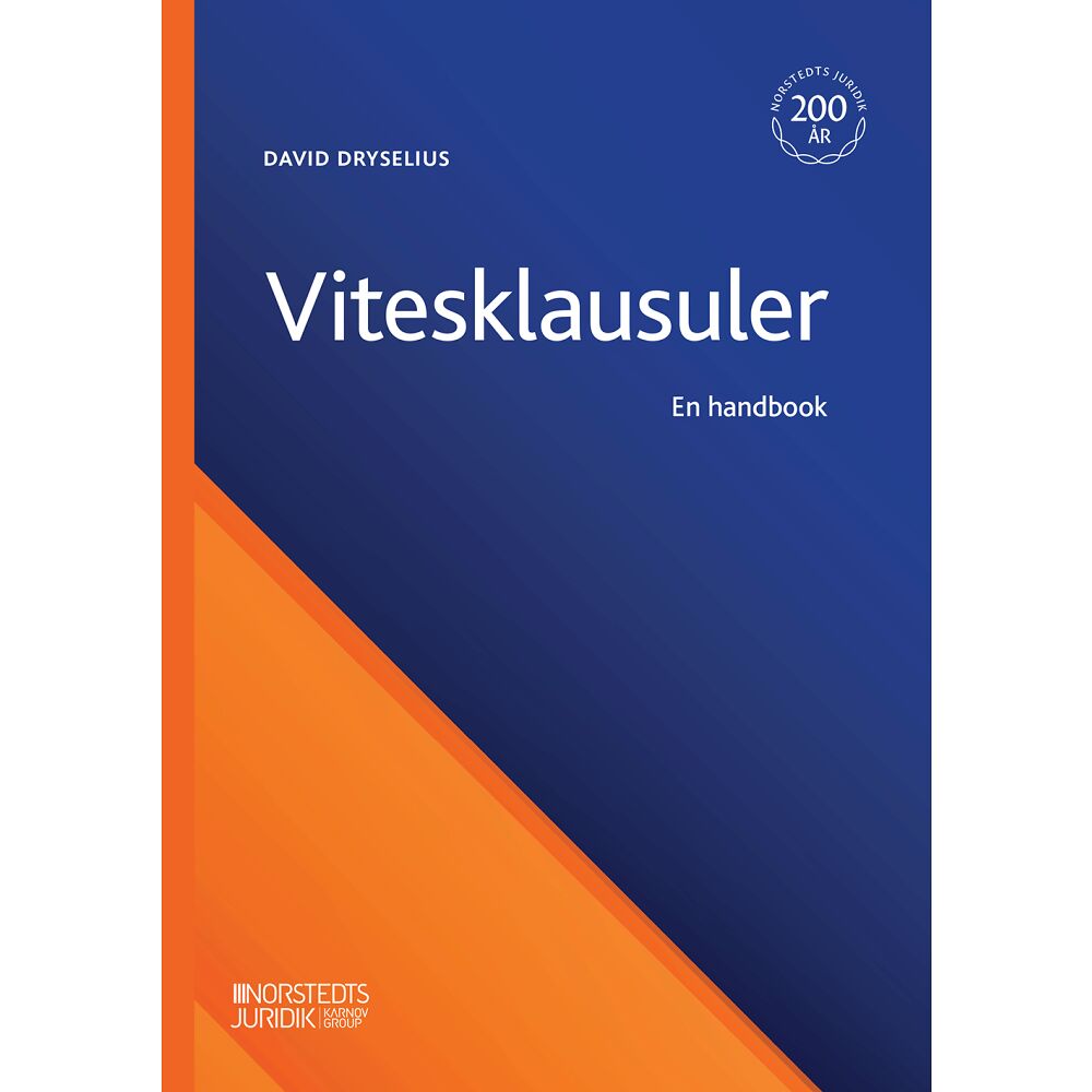 David Dryselius Vitesklausuler : en handbok (häftad)