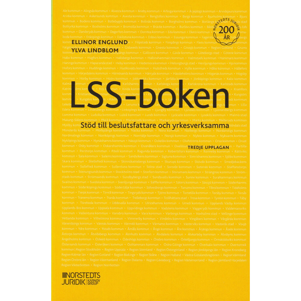 Ellinor Englund LSS-boken : stöd till beslutsfattare och yrkesverksamma (häftad)