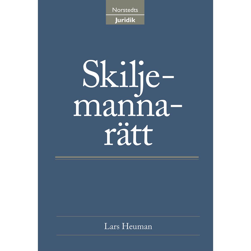 Lars Heuman Skiljemannarätt (häftad)