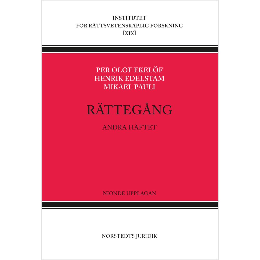 Henrik Edelstam Rättegång. H. 2 (häftad)