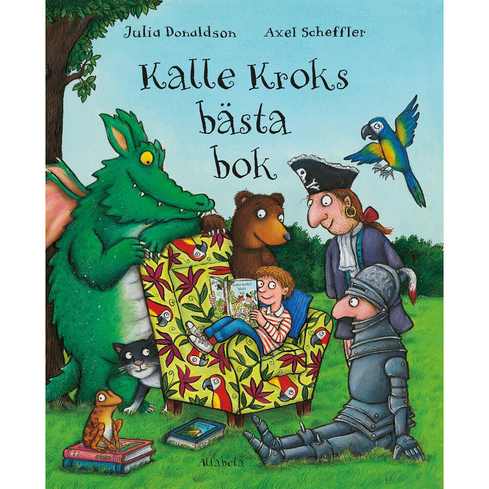 Julia Donaldson Kalle Kroks bästa bok (inbunden)