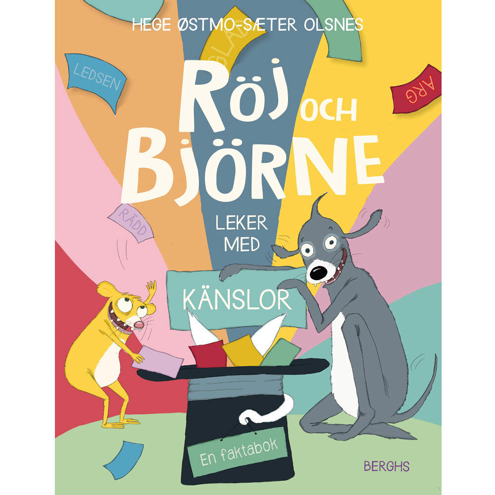 Berghs Röj och Björne leker med känslor (inbunden)