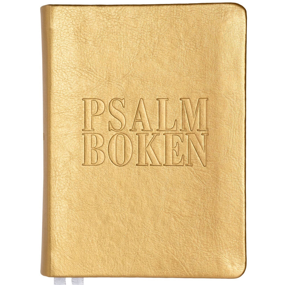 Svenska kyrkan Den svenska psalmboken med tillägg (guld) (bok, flexband)