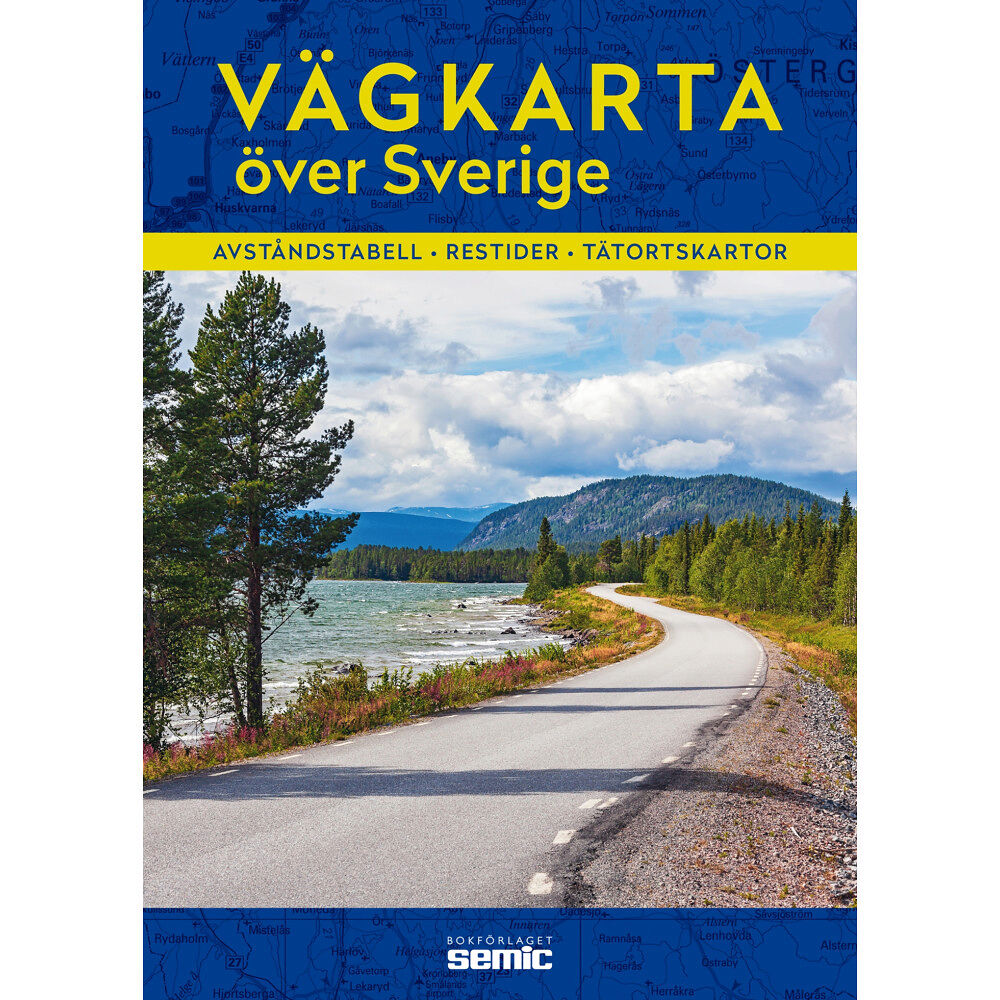 Bokförlaget Semic Vägkarta över Sverige (bok, spiral)