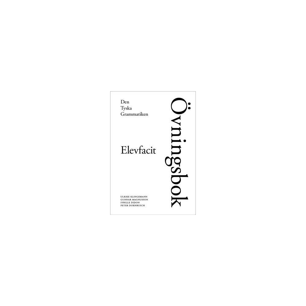 Ulrike Klingemann Den Tyska Grammatiken Elevfacit (häftad)