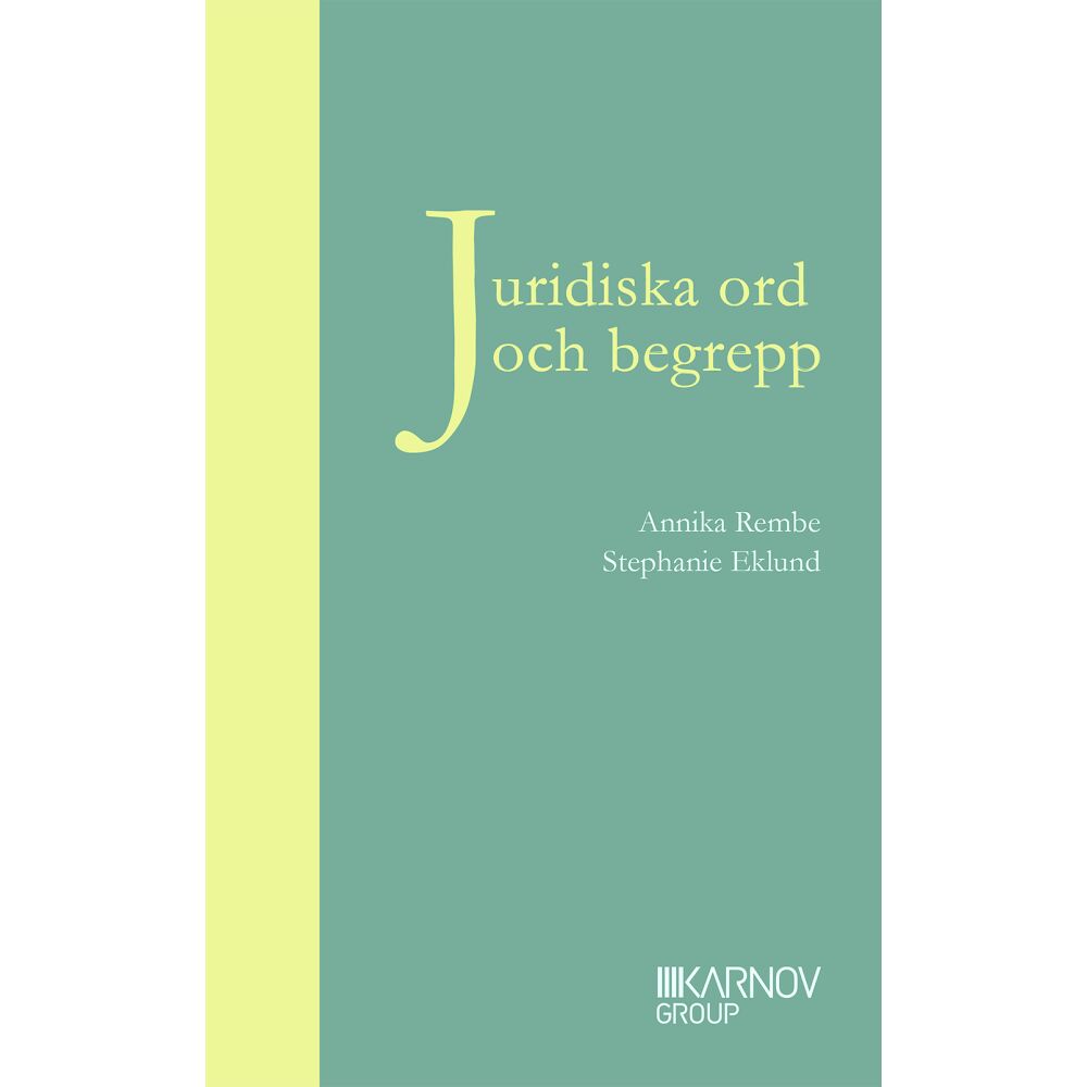 Stephanie Gisecke Juridiska ord och begrepp (häftad)