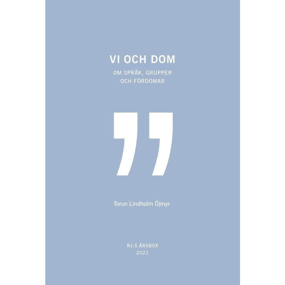 Makadam förlag Vi och dom (RJ:s årsbox 2021. Orden) (häftad)