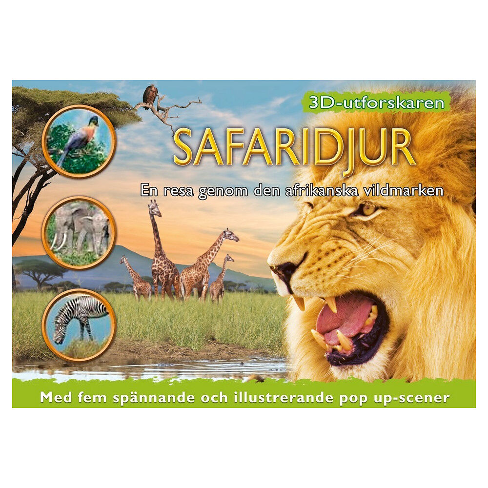 Barbara Taylor 3D-utforskaren : Safaridjur (bok, kartonnage)