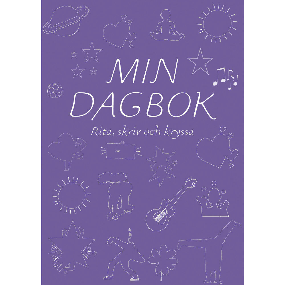 OPAL Min dagbok : rita, skriv och kryssa (lila) (inbunden)