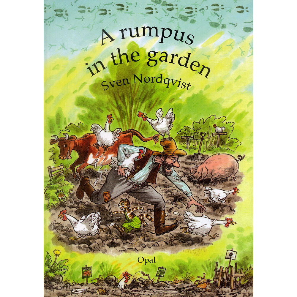 Sven Nordqvist A rumpus in the garden (inbunden, eng)