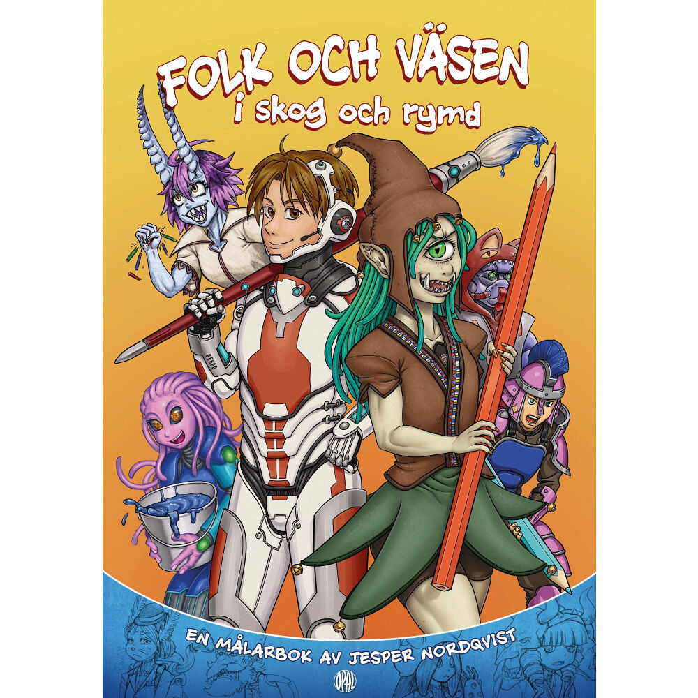 Jesper Nordqvist Folk och väsen i skog och rymd (häftad)