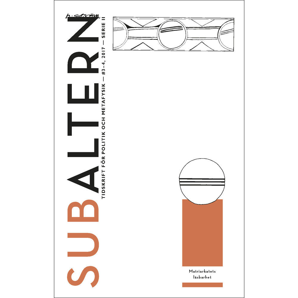 Johann Jakob Bachofen Subaltern 3-4(2017) (bok, danskt band)