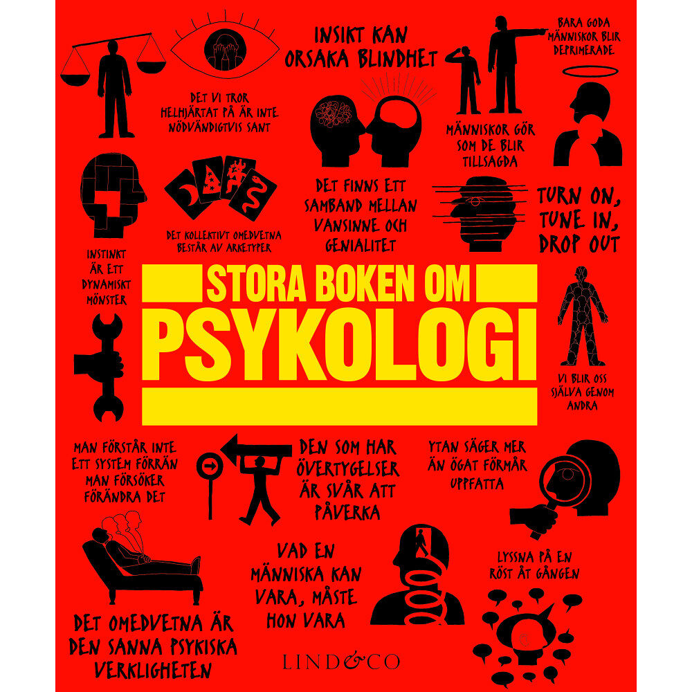 Catherine Collin Stora boken om psykologi (inbunden)