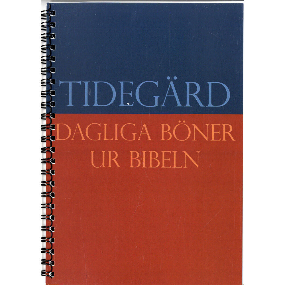 Peter Halldorf Tidegärd: dagliga böner ur Bibeln (bok, spiral)