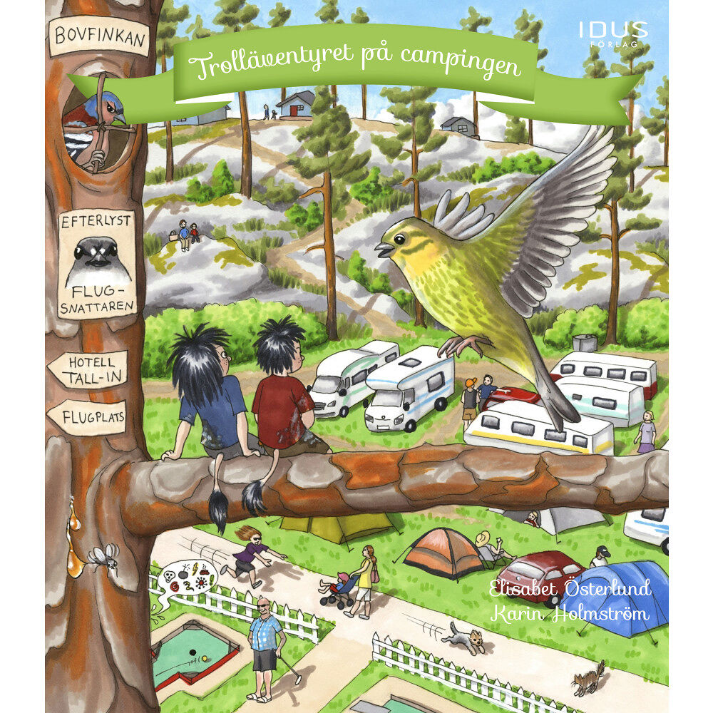 Elisabet Österlund Trolläventyret på campingen (bok, kartonnage)