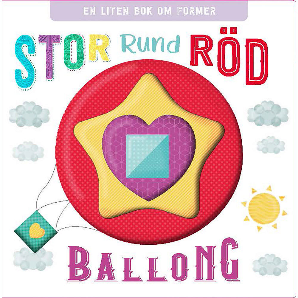 Barthelson Förlag Stor, rund, röd Ballong (bok, board book)