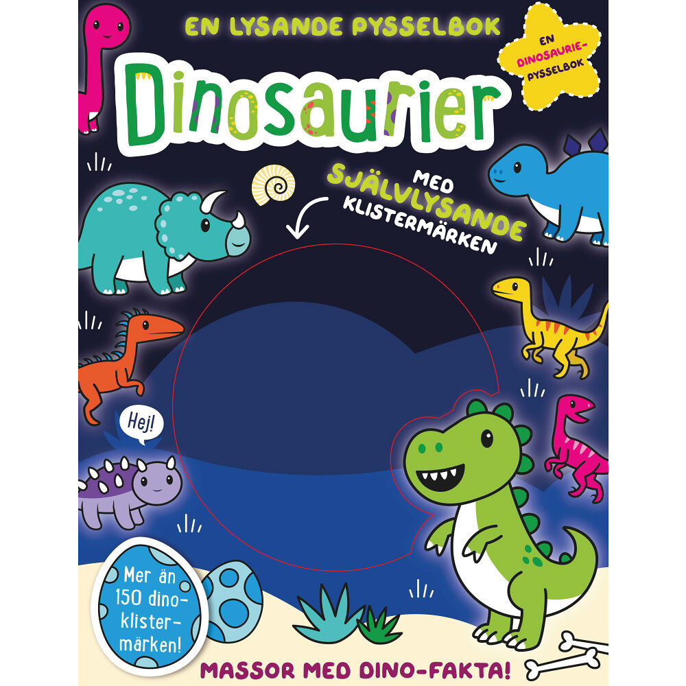 Barthelson Förlag En lysande pysselbok. Dinosaurier (häftad)