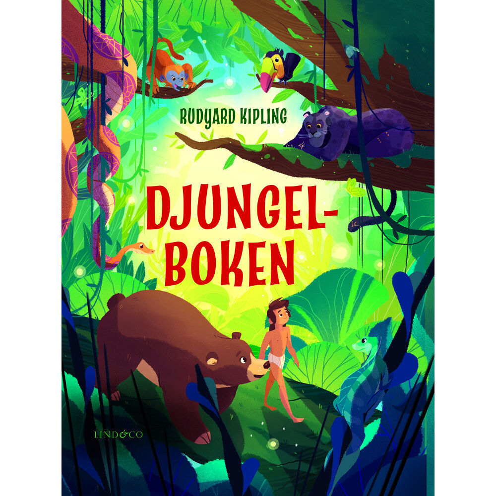 Rudyard Kipling Djungelboken (inbunden)