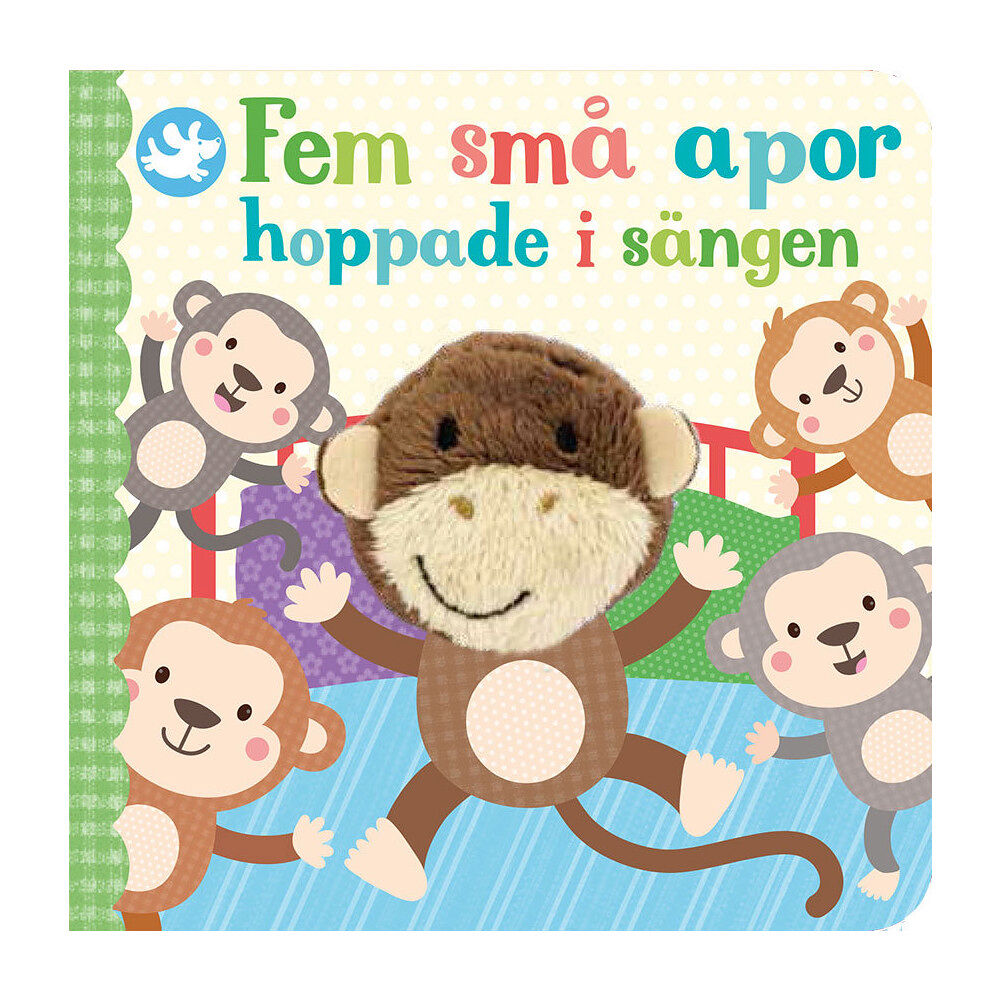 Tukan Förlag Fem små apor hoppade i sängen (bok, board book)