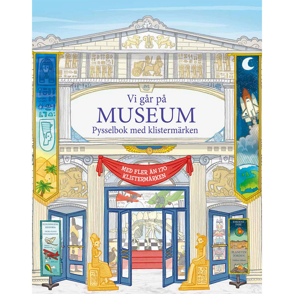 Struan Reid Vi går på museum : pysselbok med klistermärken (häftad)