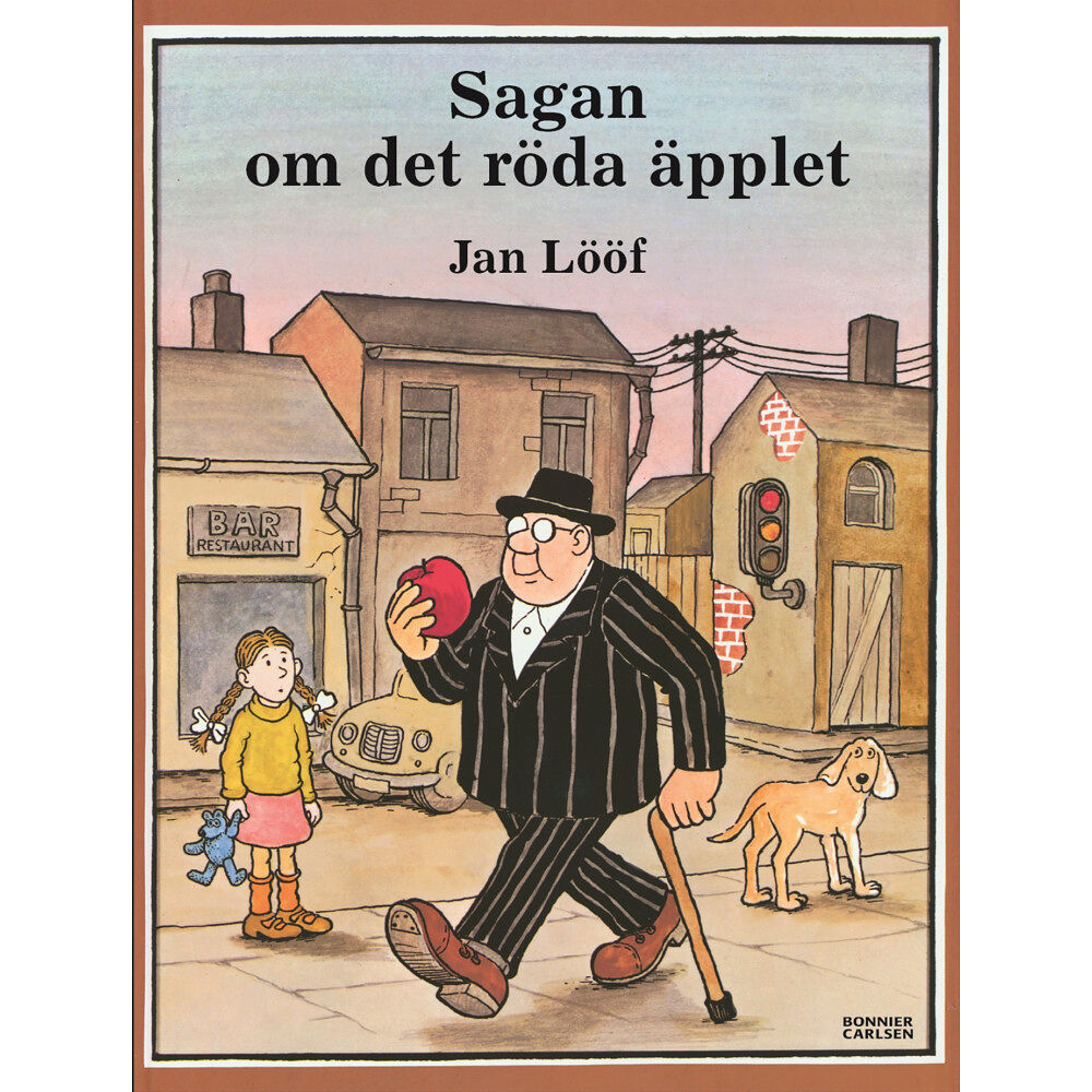 Jan Lööf Sagan om det röda äpplet (bok, halvklotband)