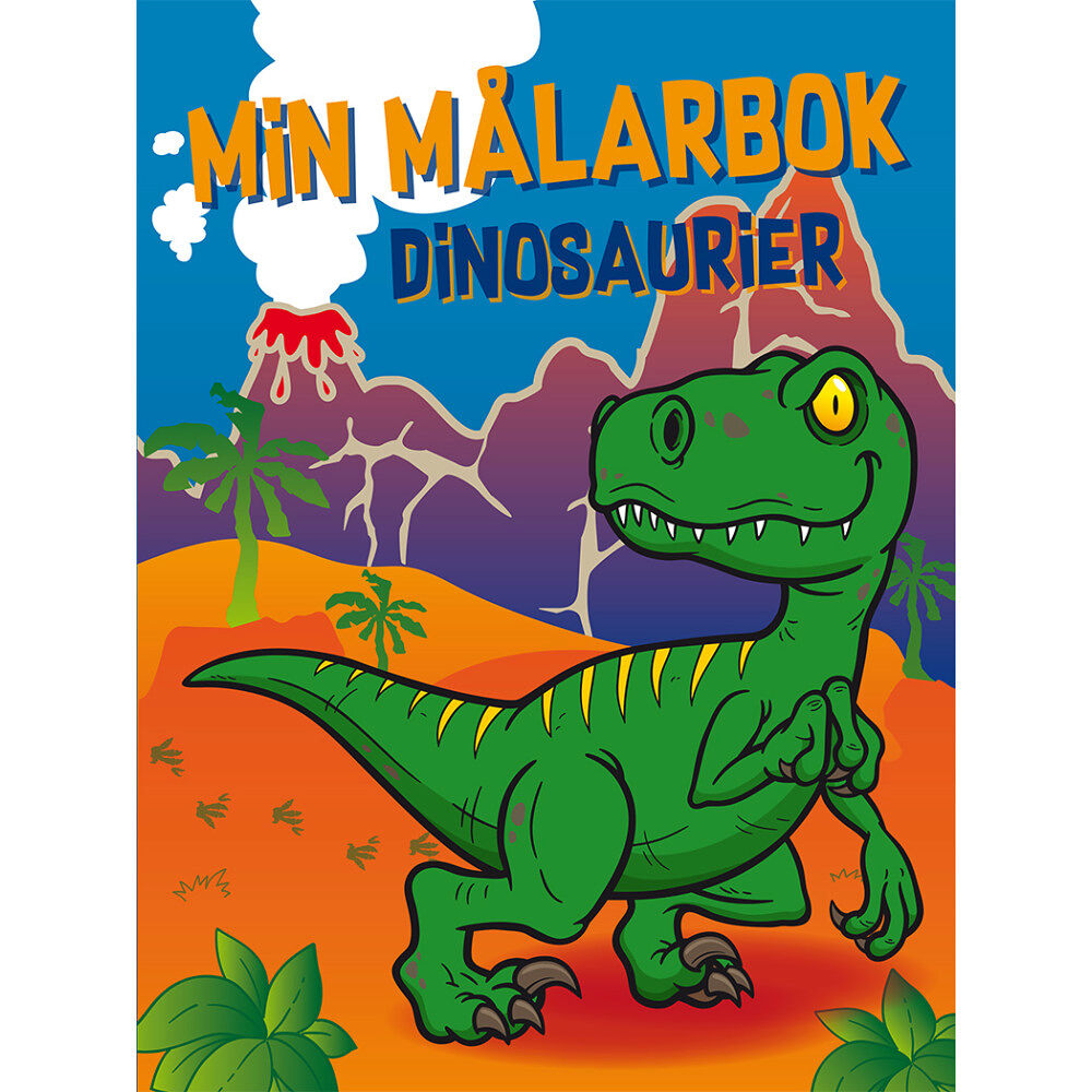 Tukan Förlag Min målarbok : dinosaurier (häftad)