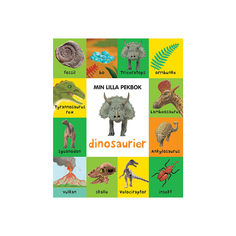 Tukan Förlag Min lilla pekbok : dinosaurier (inbunden)