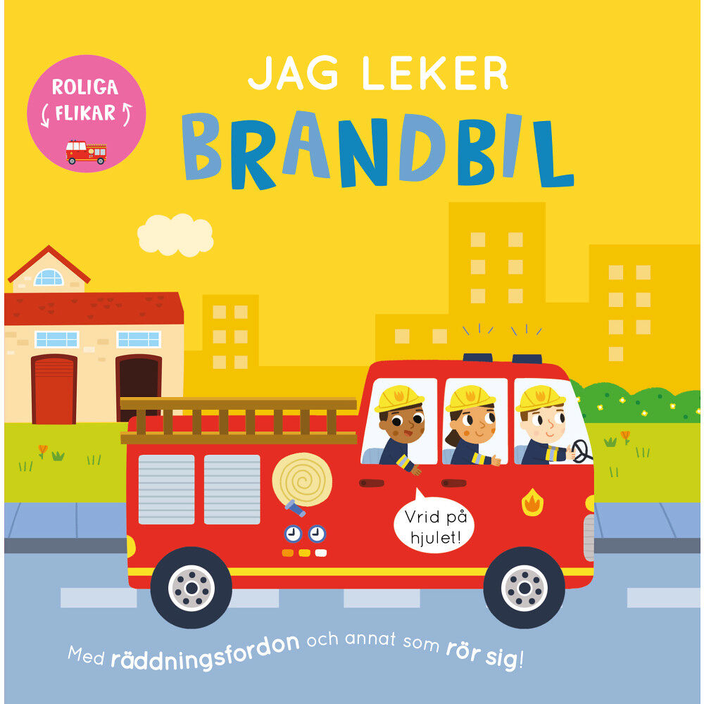 Bobbie Brooks Jag leker brandbil : Med räddningsfordon och annat som rör sig (bok, board book)