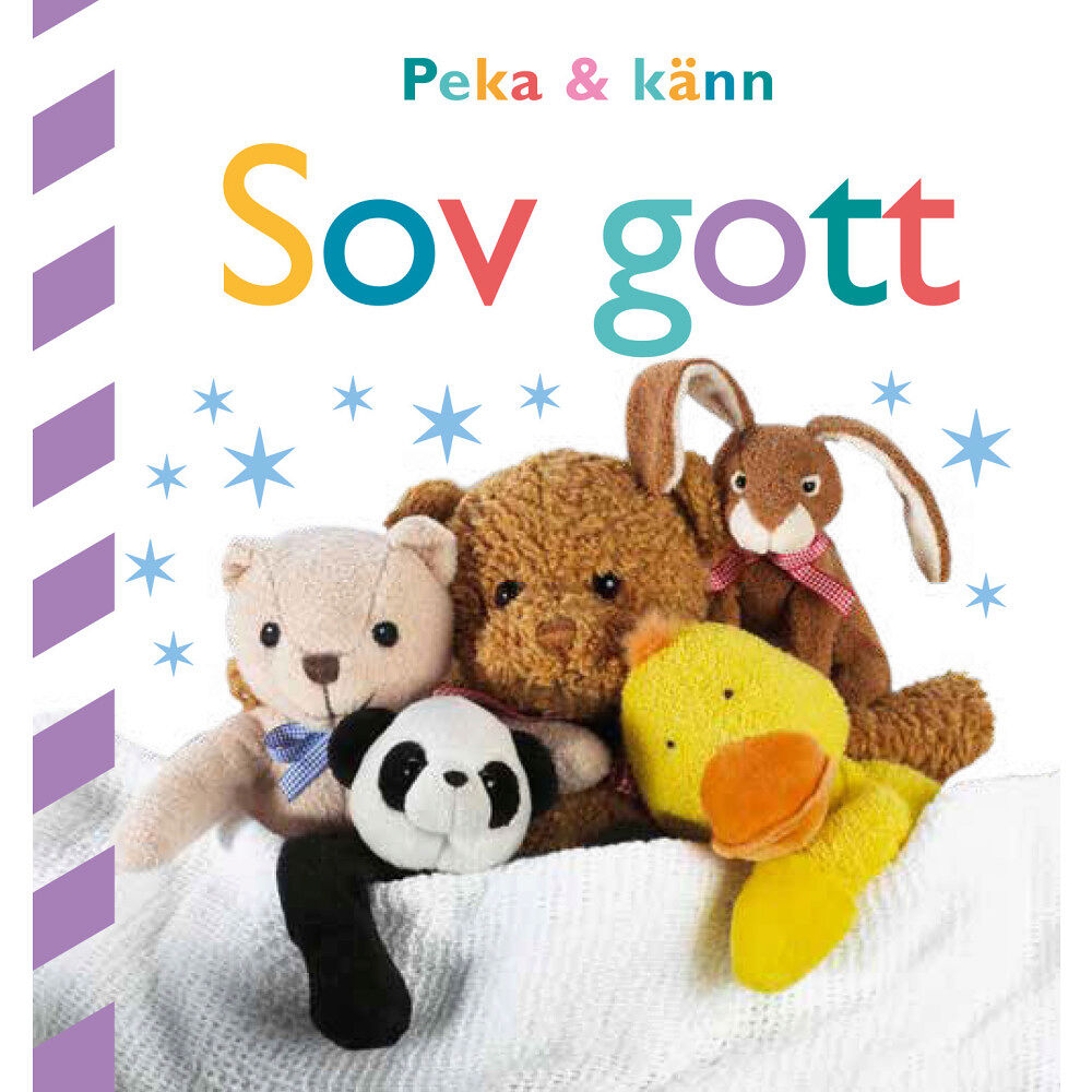 Dawn Sirett Peka och känn. Sov gott (bok, board book)