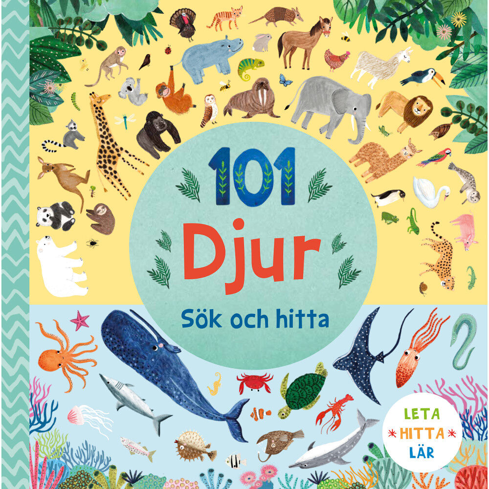 Rebecca Jones 101 djur : sök och hitta (bok, board book)