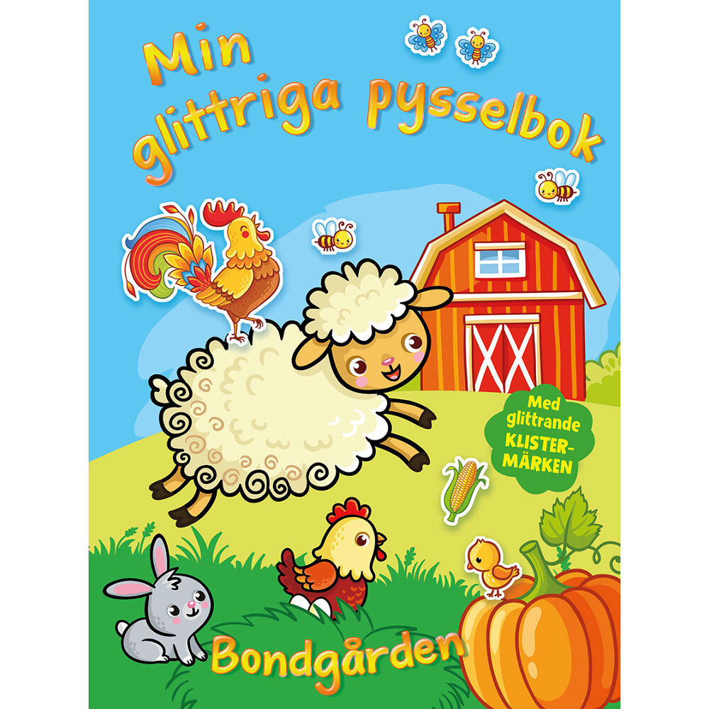 Tukan Förlag Min glittriga pysselbok. Bondgården (häftad)