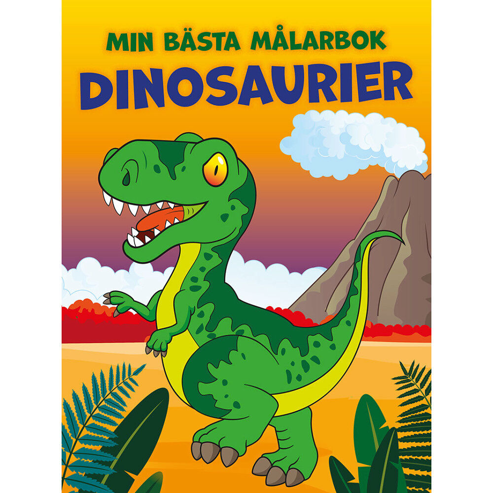 Tukan Förlag Min bästa målarbok : dinosaurier (häftad)