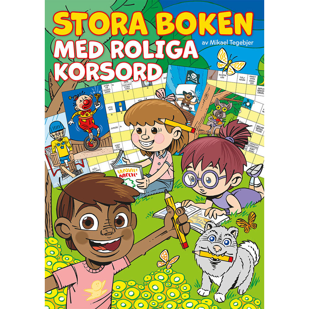 Mikael Tegebjer Stora boken med roliga korsord (häftad)